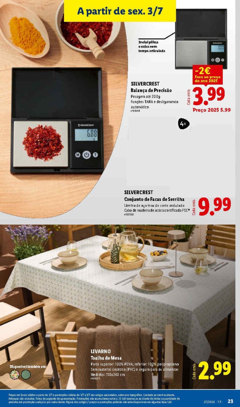 Folheto Lidl Utilitários bazar – Antevisão Promoções de 3 a 9 julho