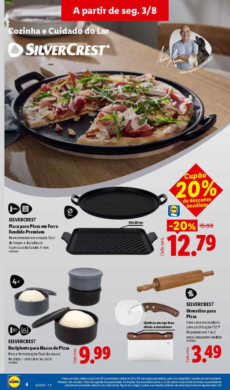 Folheto Lidl cozinha – Antevisão bazar Promoções 3 a 9 de agosto