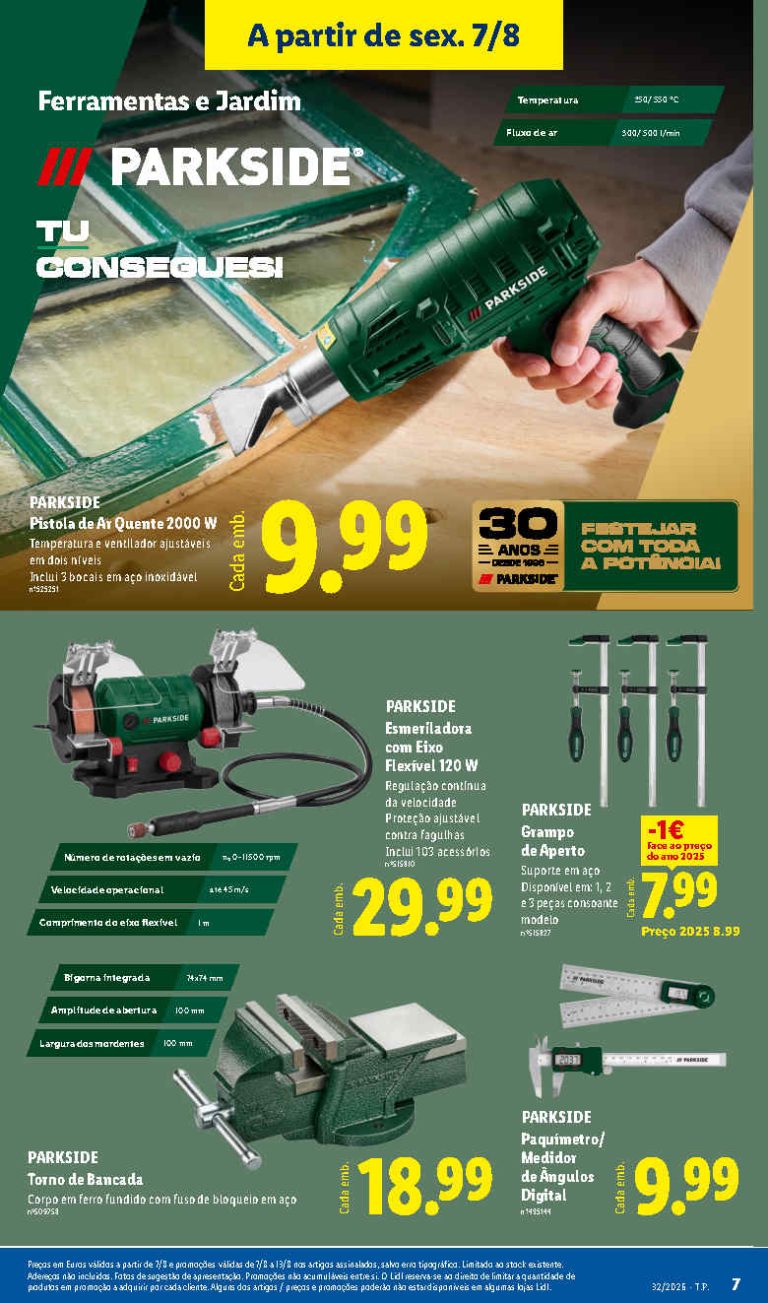 Folheto Lidl bazar – Antevisão Promoções 7 a 13 de agosto
