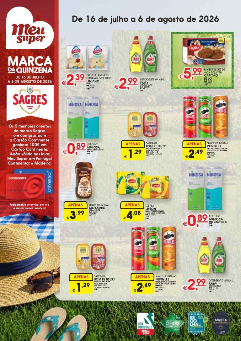 Folheto Meu Super – Antevisão Promoções 16 julho a 6 agosto
