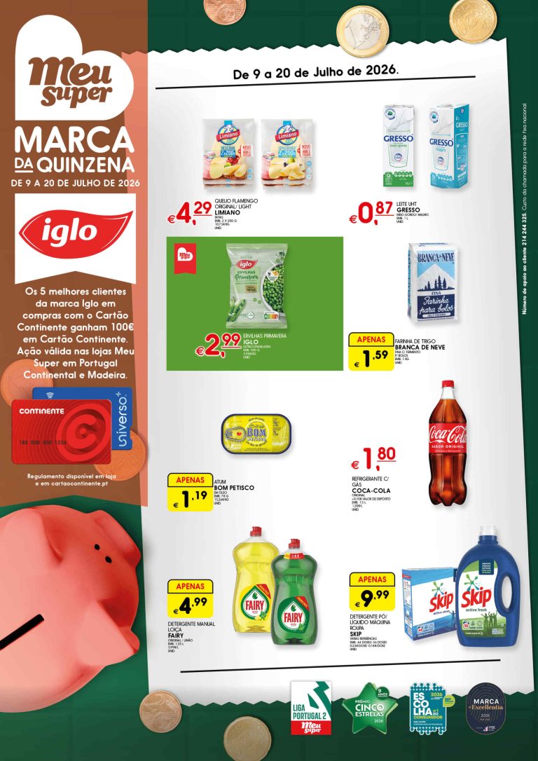 Folheto Meu Super – Antevisão Promoções 9 a 20 de julho