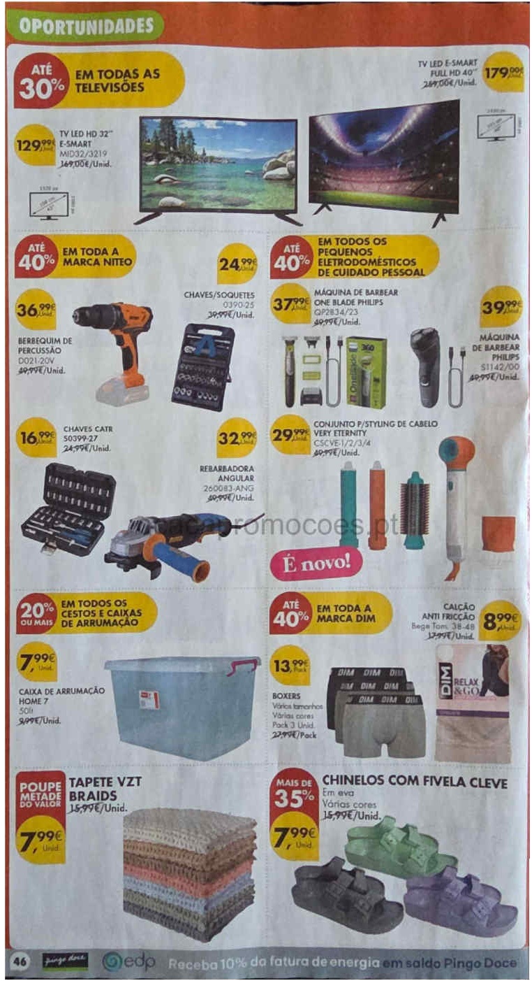 Folheto Pingo Doce bazar – Antevisão Lojas Grandes Promoções de 28 julho a 3 agosto