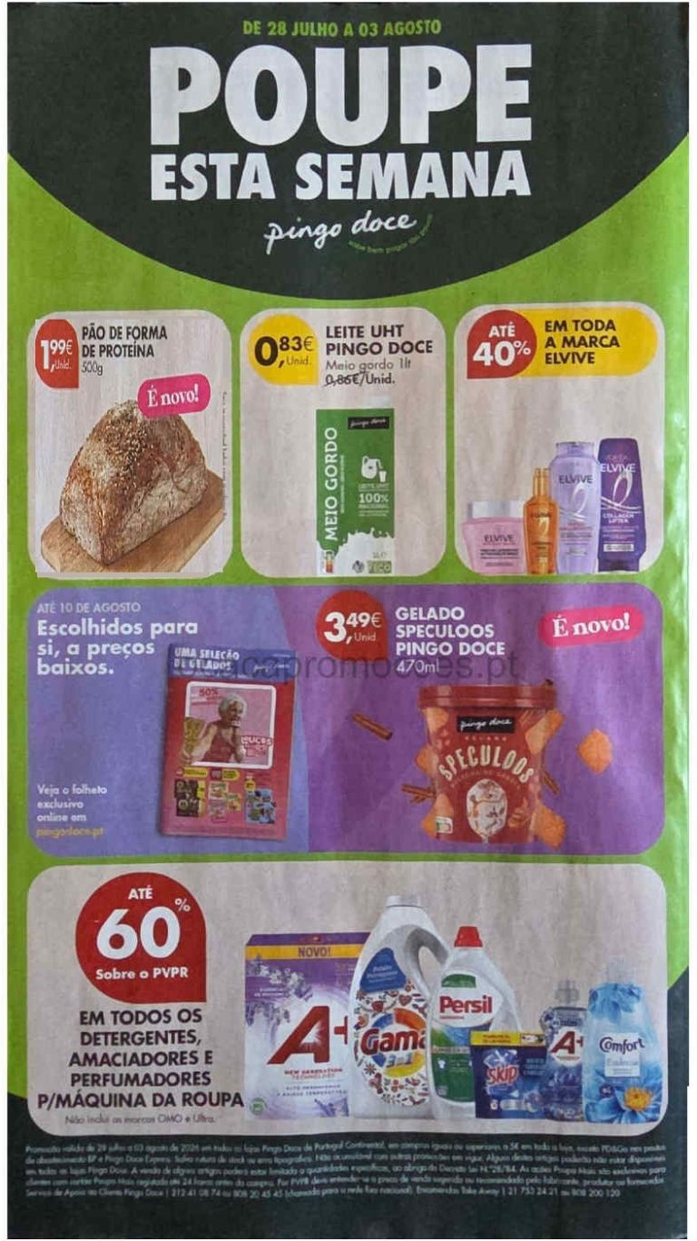 Folheto Pingo Doce Super – Antevisão Promoções de 28 julho a 3 agosto