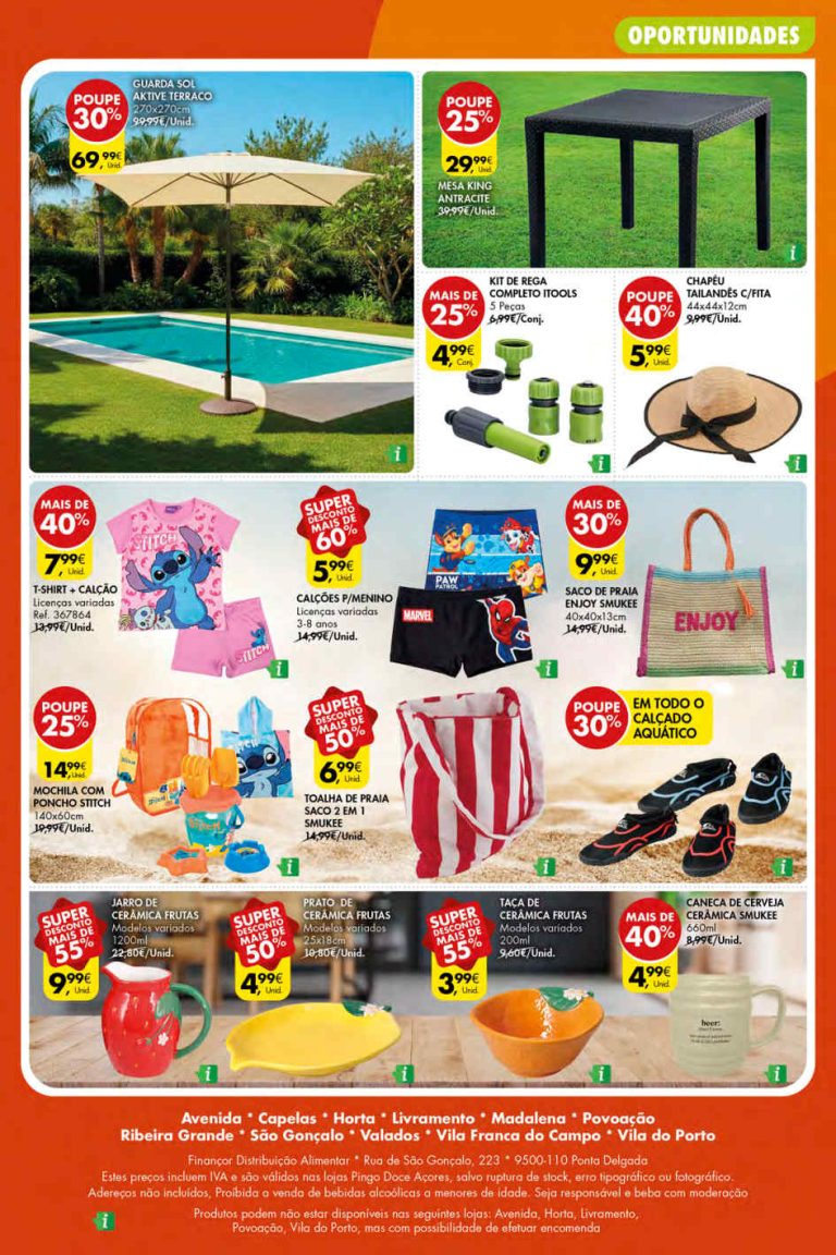Folheto Pingo Doce Açores – Antevisão Promoções 16 a 22 de julho
