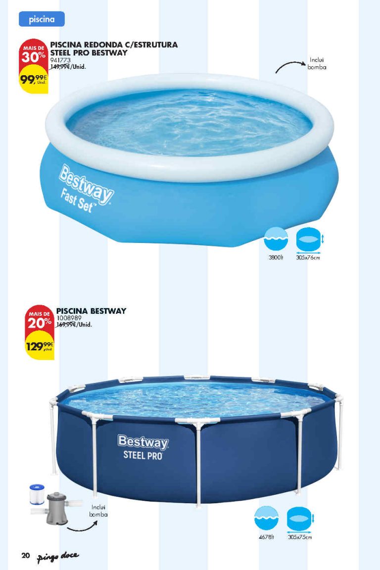 Folheto Pingo Doce bazar Piscinas – Antevisão Promoções até 20 julho