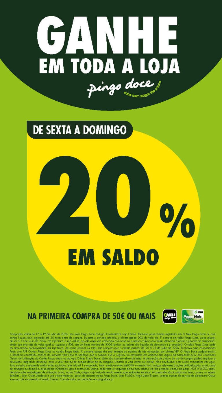 Folheto Pingo Doce Fim de Semana – Antevisão Promoções 17 a 20 de julho