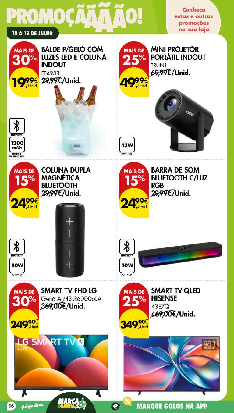 Folheto Pingo Doce Fim de Semana – Antevisão Promoções 10 a 13 de julho