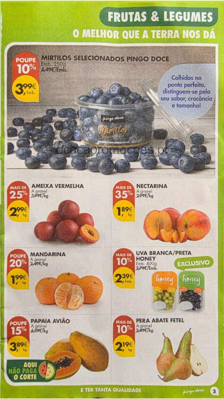 Folheto Pingo Doce Frescos – Antevisão Promoções de 7 a 13 julho