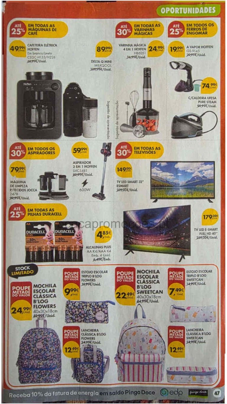 Folheto Pingo Doce oportunidades bazar – Antevisão Promoções 21 a 27 de julho