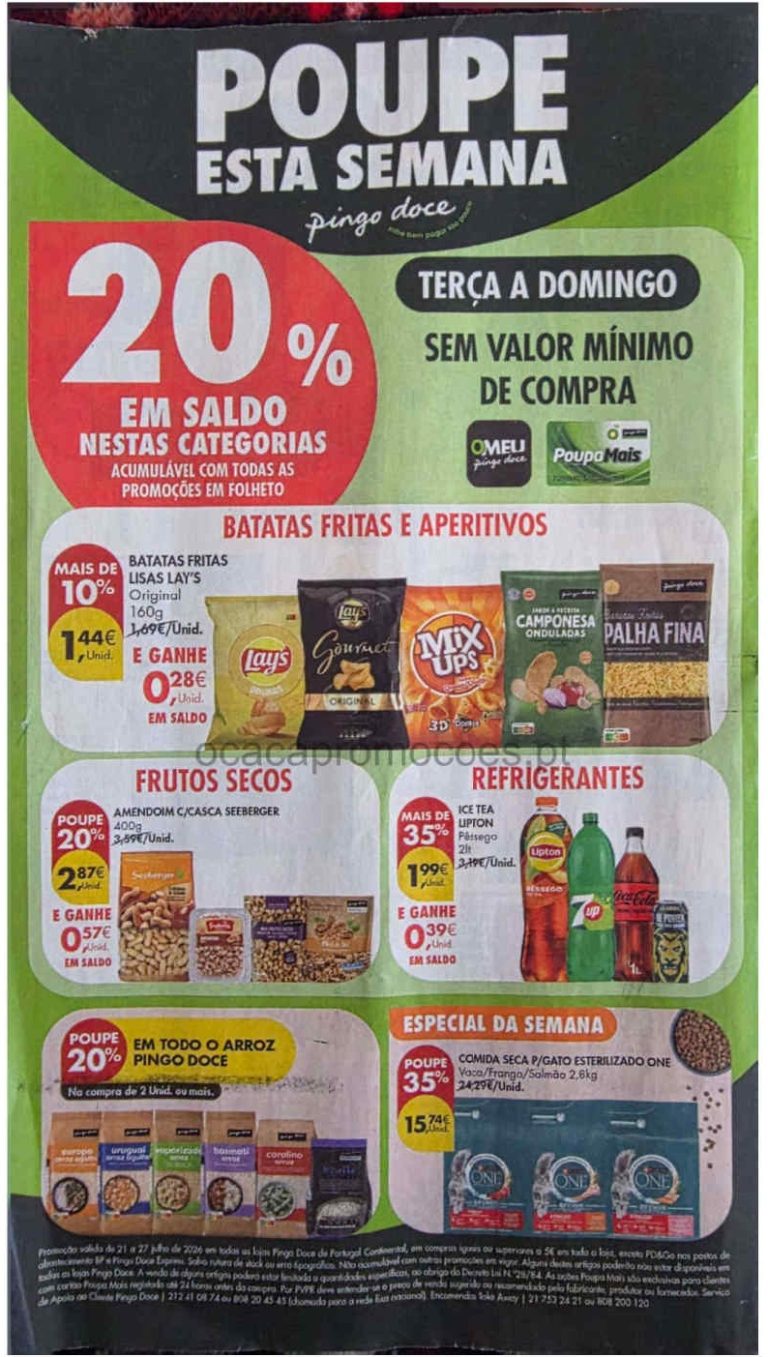 Folheto Pingo Doce Super – Antevisão Promoções 21 a 27 de julho