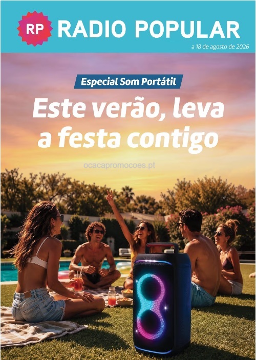 Folheto Rádio Popular – Antevisão Promoções 31 julho a 18 agosto