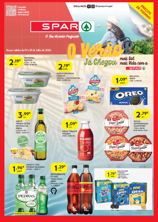 Folheto Spar – Antevisão Promoções 7 a 19 de julho