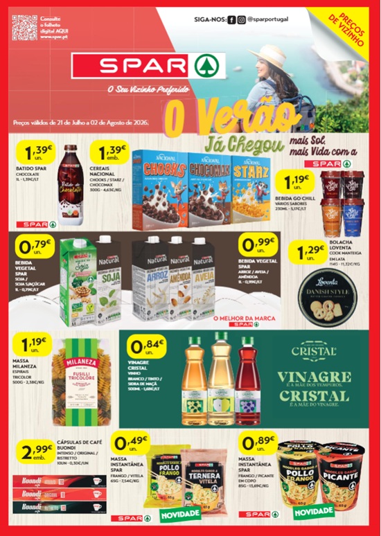 Folheto Spar – Antevisão Promoções 21 julho a 2 agosto