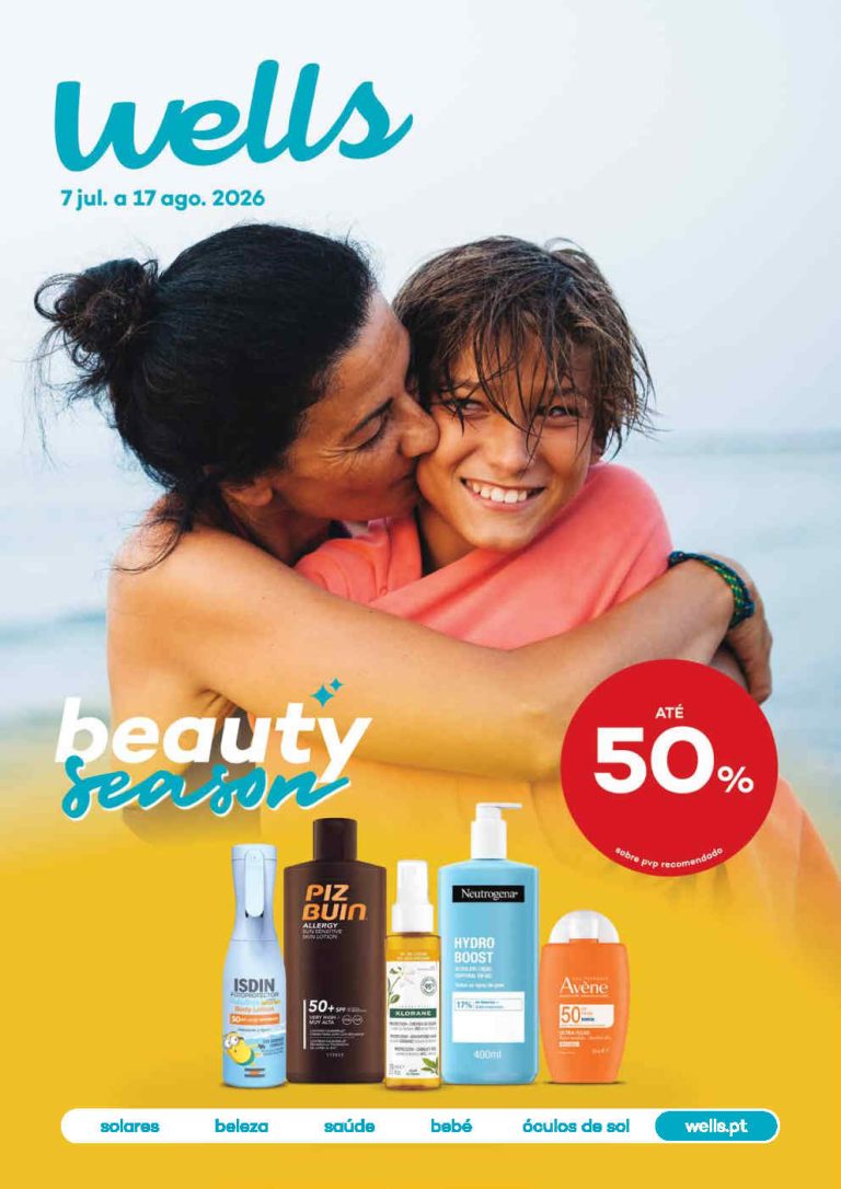 Folheto Wells – Antevisão Promoções 7 julho a 17 agosto
