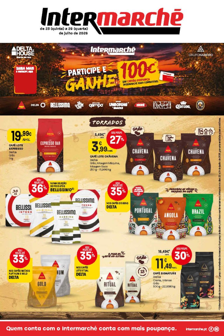 Folheto Intermarché Extra – Antevisão Promoções 23 a 29 de julho