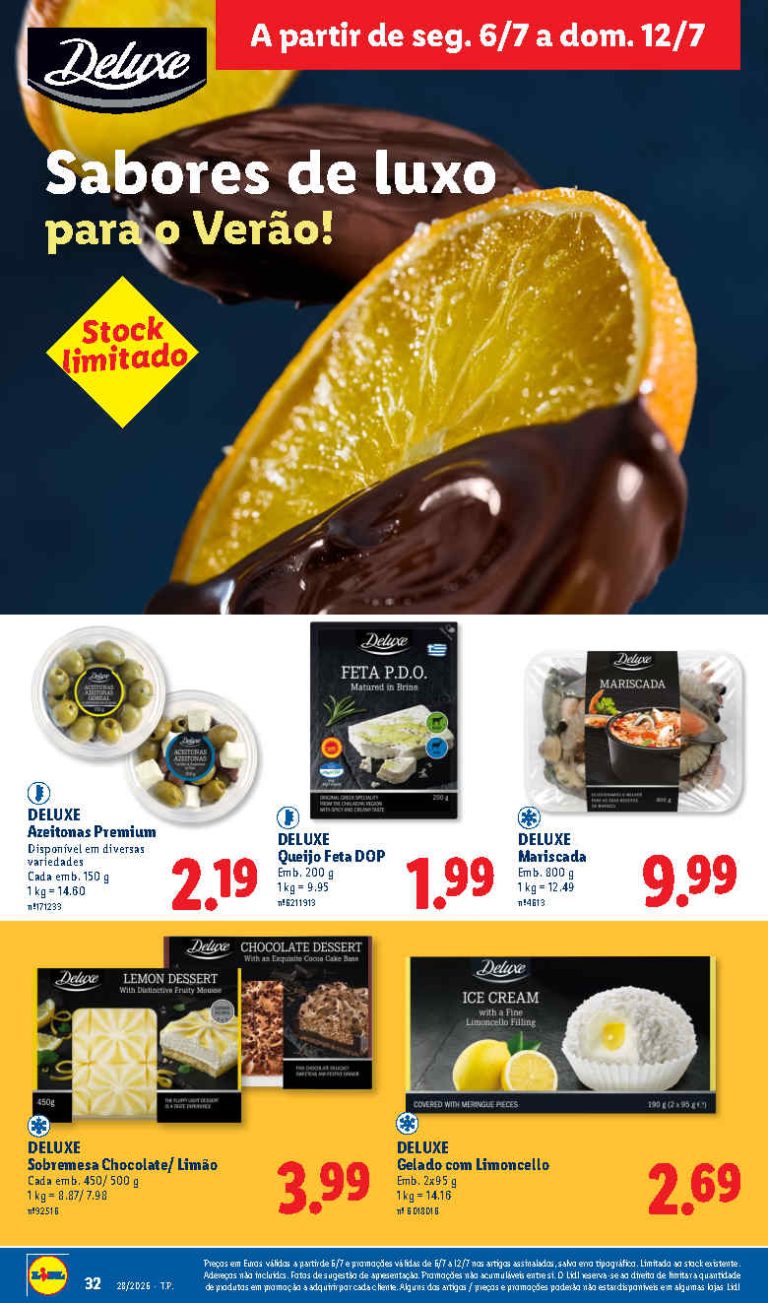 Folheto Lidl Deluxe – Antevisão Promoções 6 a 12 de julho