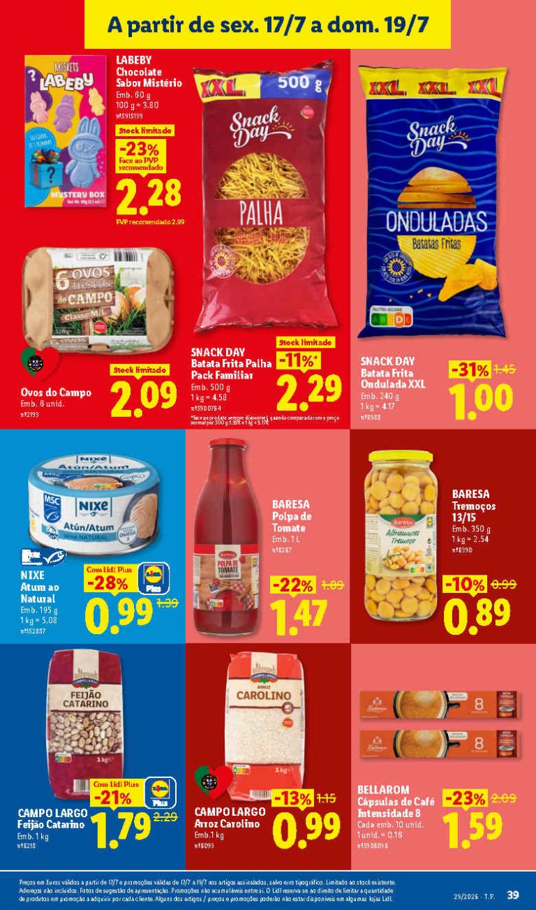 Folheto Lidl Fim de Semana – Antevisão Promoções 17 a 19 de julho