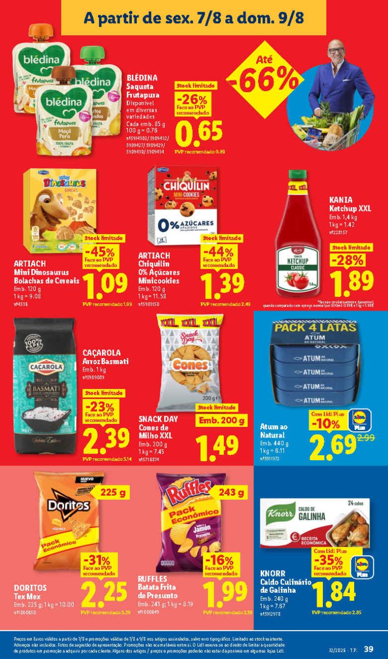 Folheto Lidl – Antevisão Promoções 7 a 9 de agosto
