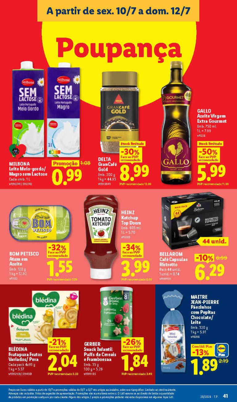 Folheto Lidl Fim de Semana – Antevisão Promoções 10 a 12 de julho