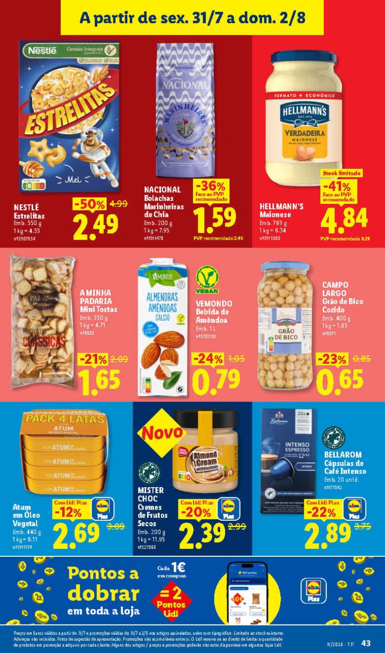 Folheto Lidl – Antevisão Promoções de 31 julho a 2 agosto