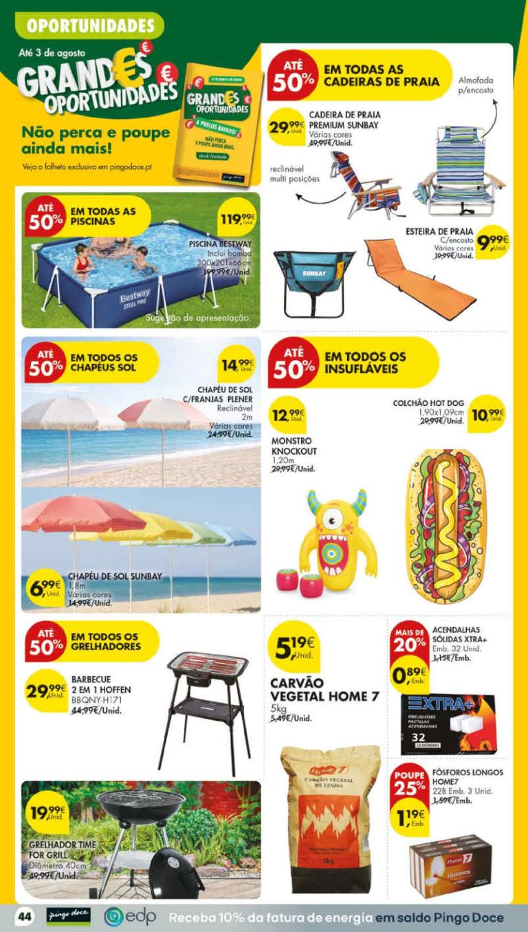 Pingo Doce Destaques – Antevisão Promoções Bazar 21 a 27 de julho