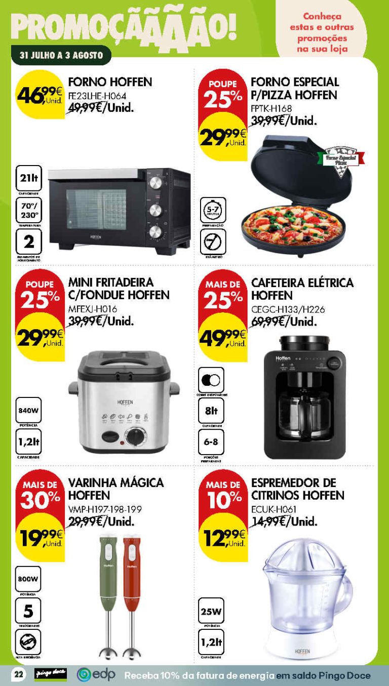 Folheto Pingo Doce bazar Fim de Semana – Antevisão Promoções 31 julho a 3 agosto