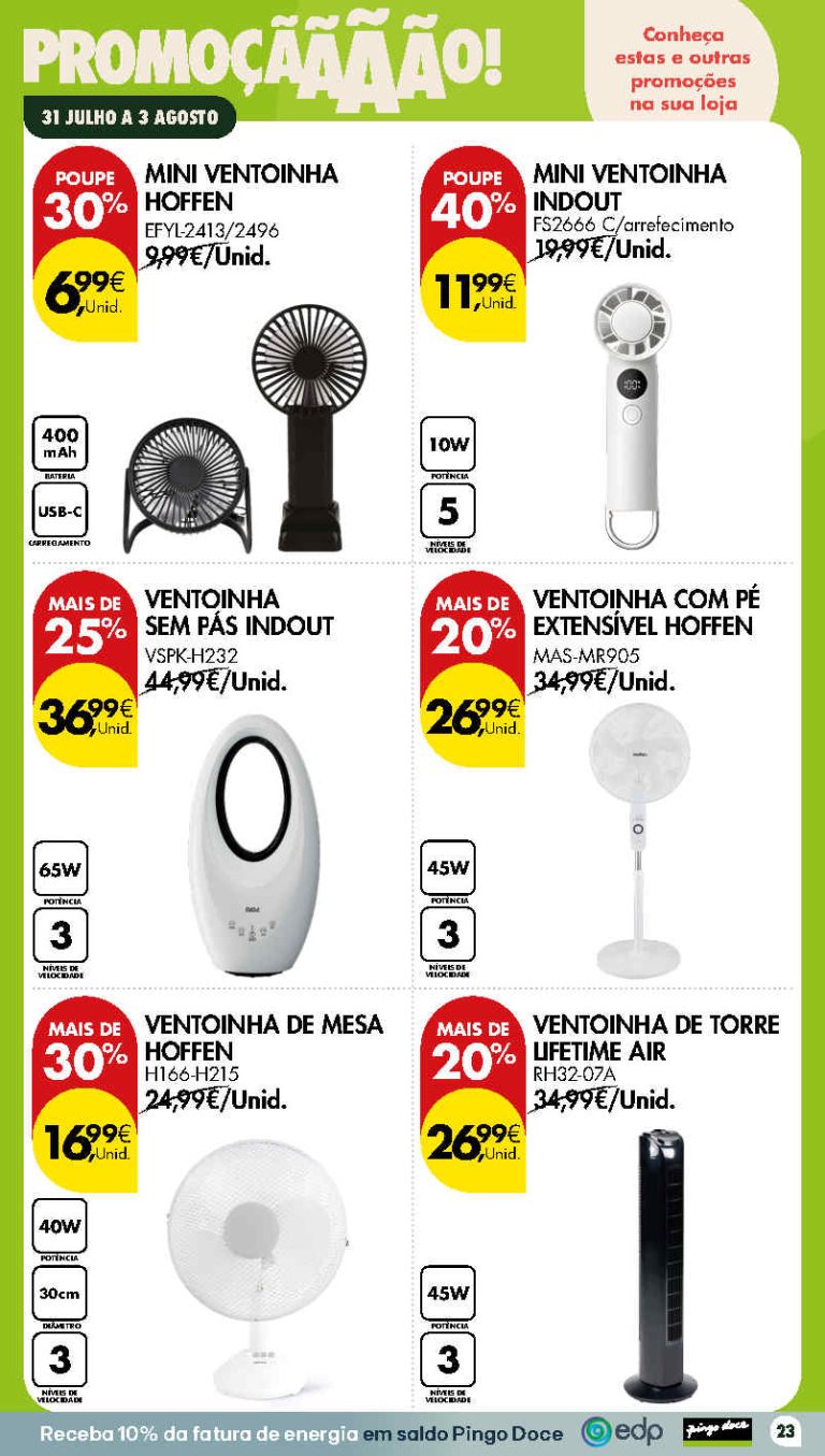 Folheto Pingo Doce Fim de Semana – Antevisão Promoções de 31 julho a 3 agosto