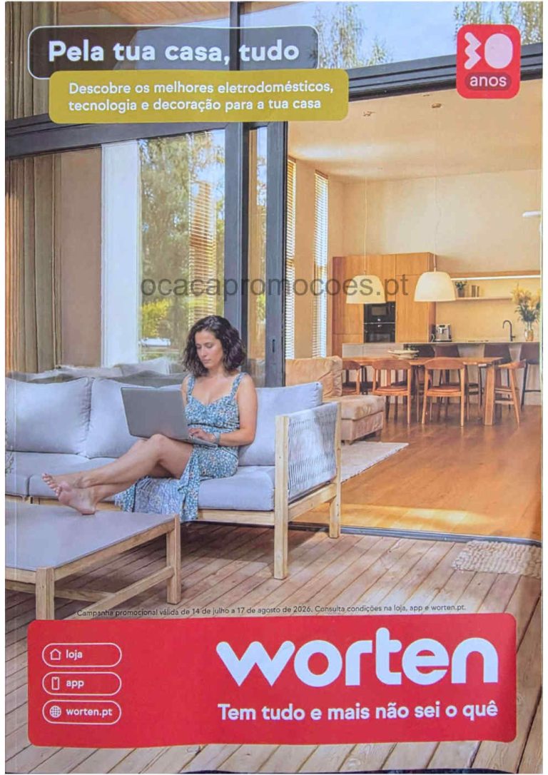 Folheto Worten Casa – Antevisão Folheto 14 julho 17 agosto