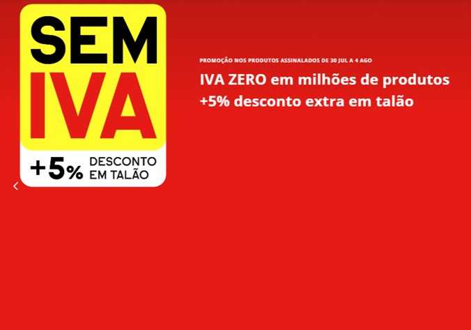 Antevisão Worten – Dias Sem Iva e 5% em talão de 30 julho a 4 agosto