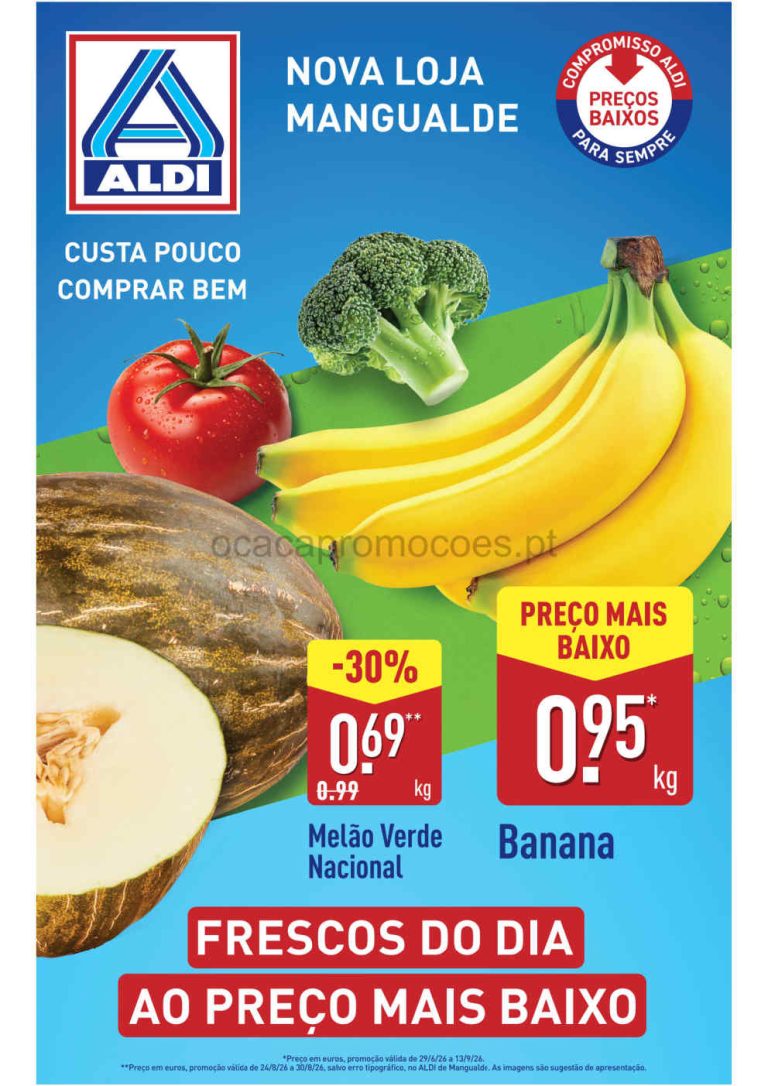 Folheto Aldi Aberturas – Antevisão Promoções 24 a 30 de agosto