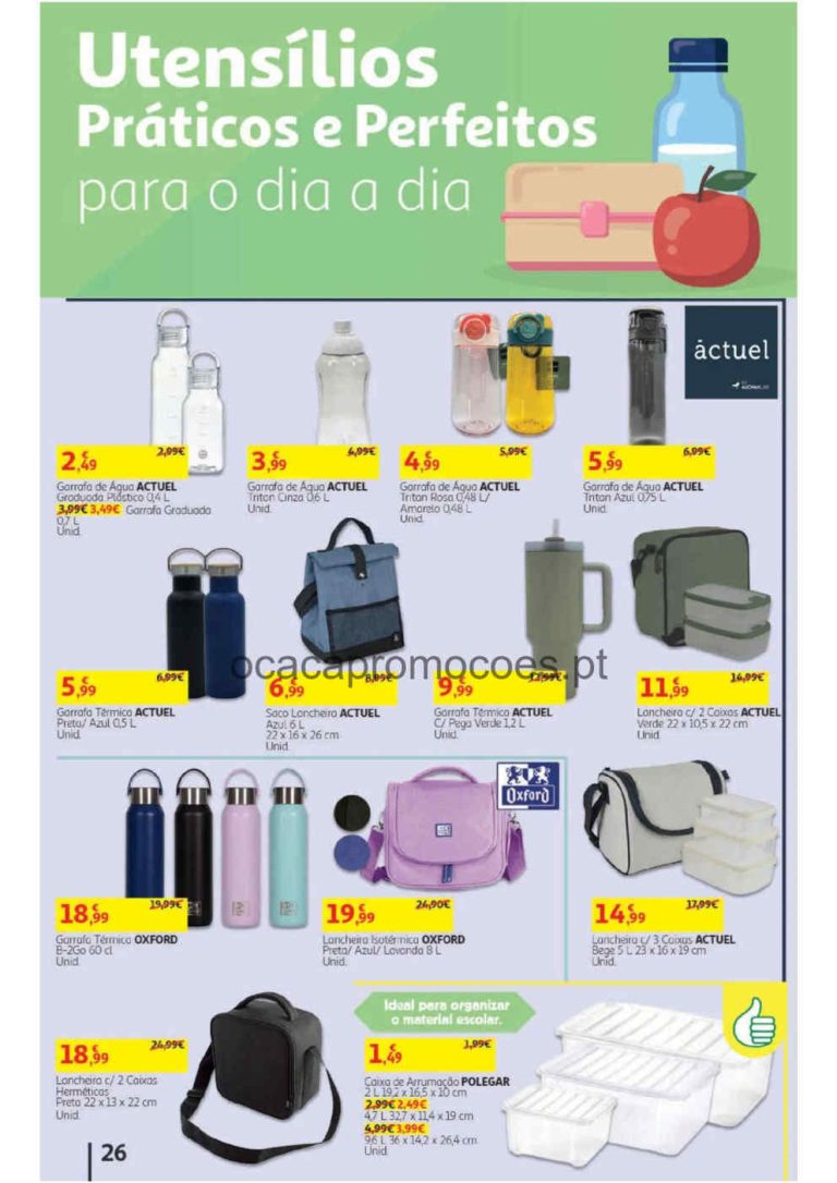 Folheto Auchan Bazar – Antevisão Promoções 22 agosto a 3 setembro