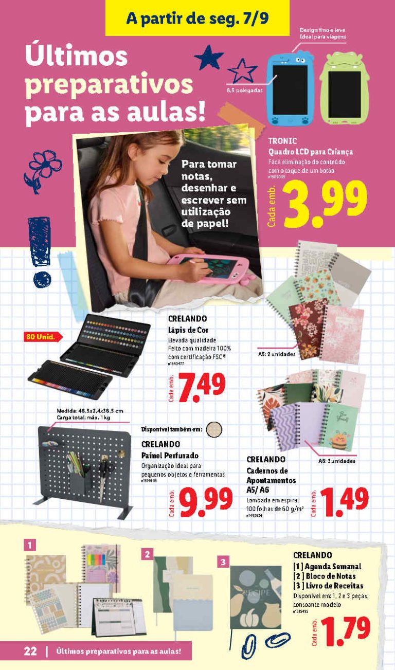 Folheto Lidl Bazar – Antevisão Promoções a partir 7 de setembro