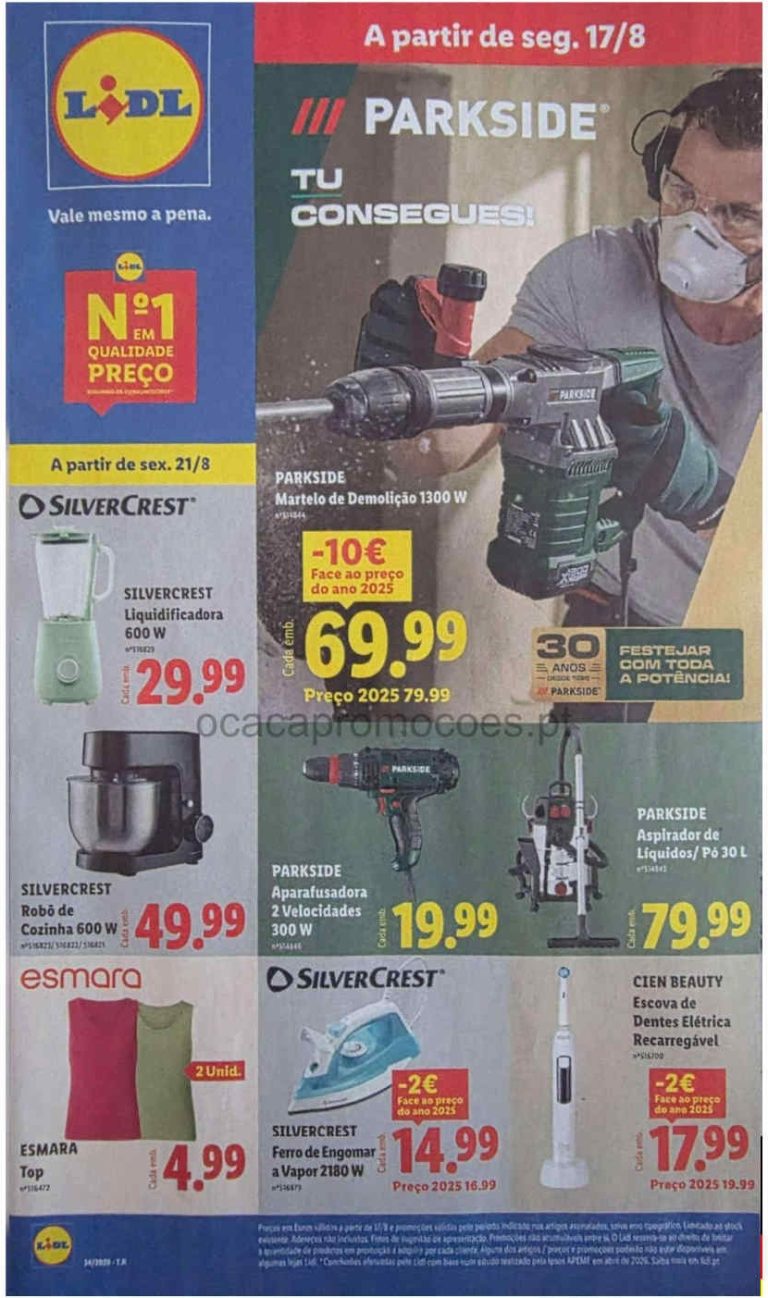 Folheto Lidl Bazar – Antevisão Promoções a partir 17 agosto