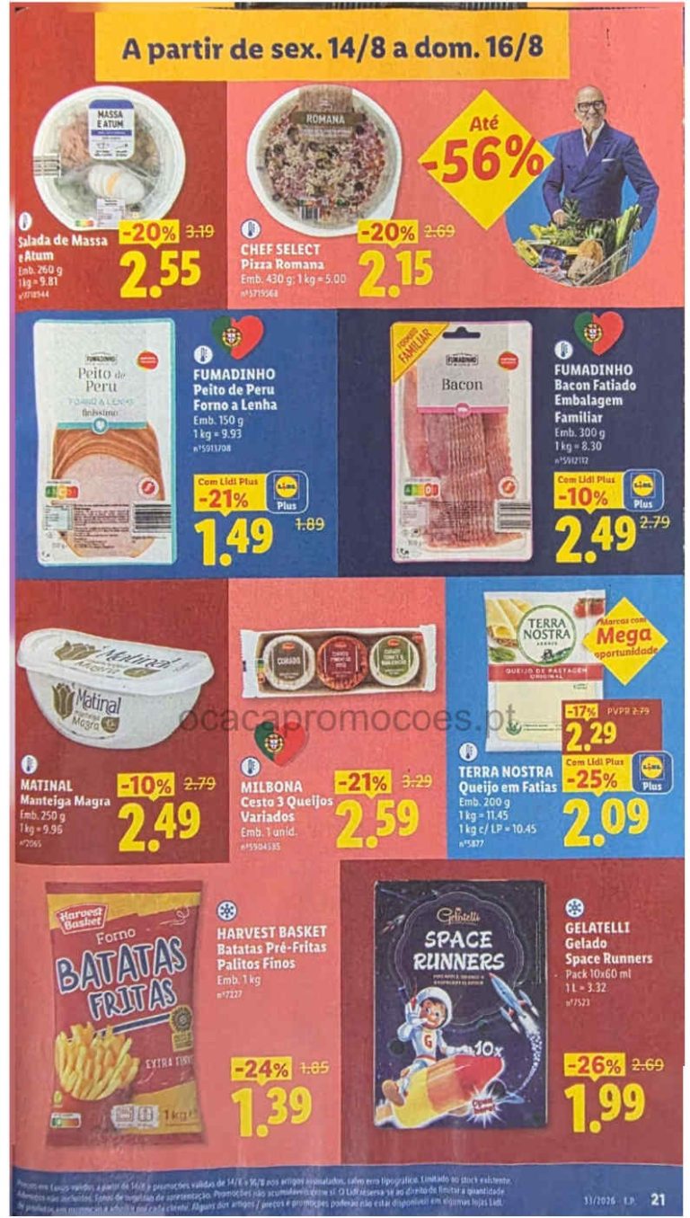 Folheto Lidl – Antevisão Promoções a partir 14 de agosto