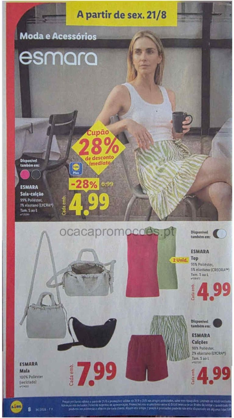 Folheto Lidl Bazar – Antevisão Promoções a partir 21 agosto