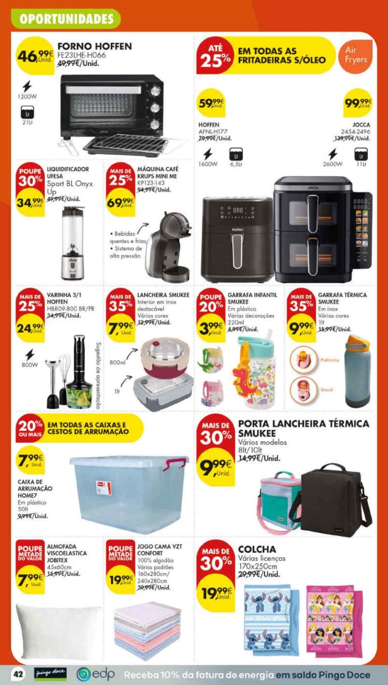 Folheto Pingo Doce bazar Lojas grandes – Antevisão Promoções 4 a 10 de agosto