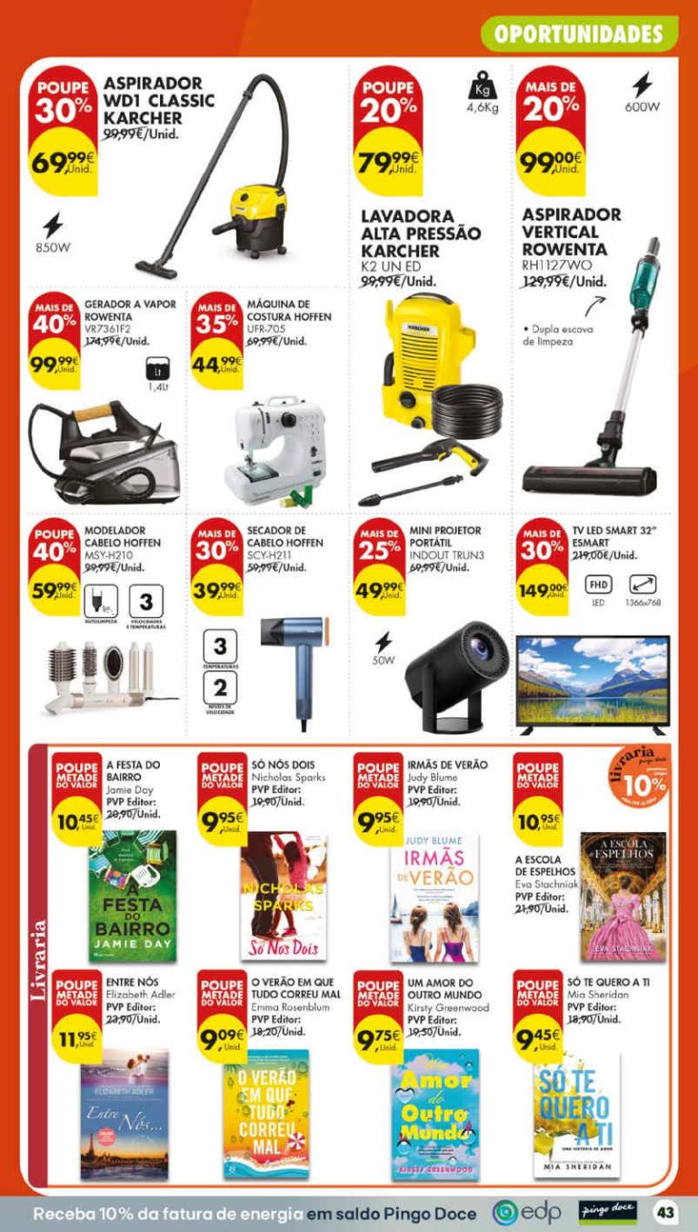 Folheto Pingo Doce Lojas grandes – Antevisão Promoções 4 a 10 de agosto