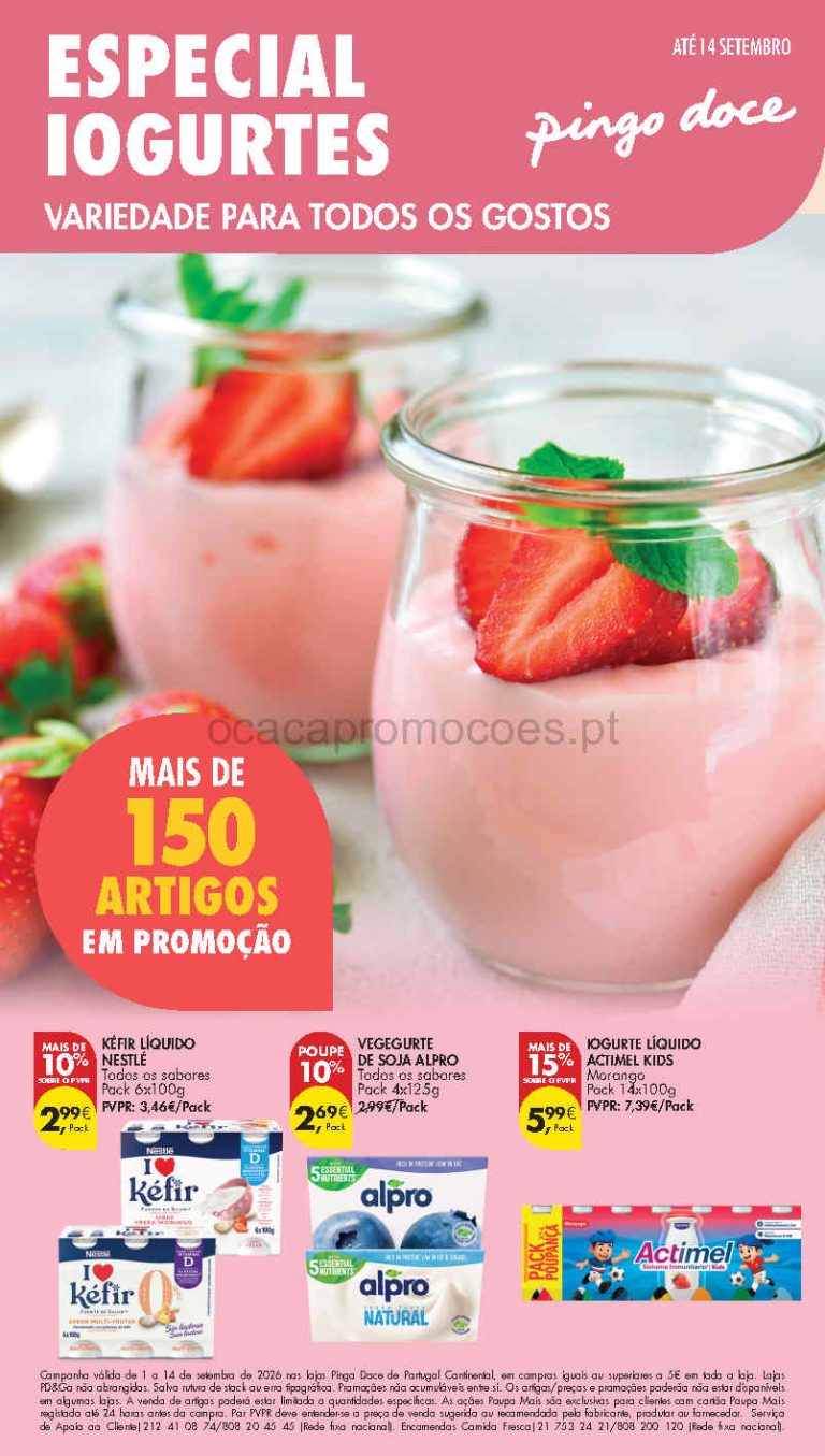 Folheto Pingo Doce – Antevisão Promoções 1 a 14 de setembro