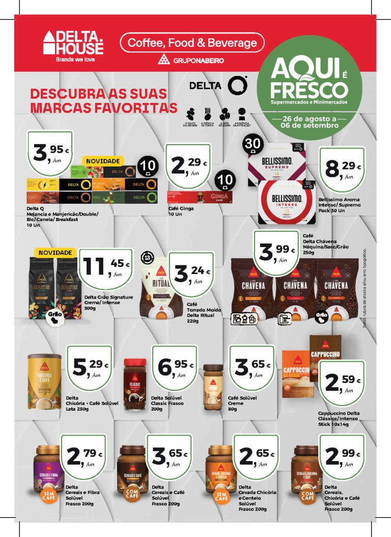 Folheto Aqui é Fresco Extra – Antevisão Promoções 27 agosto a 6 setembro