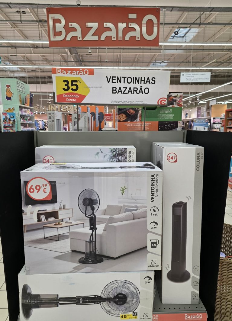 Avistamentos Continente – Promoções 35% desconto em Bazarão
