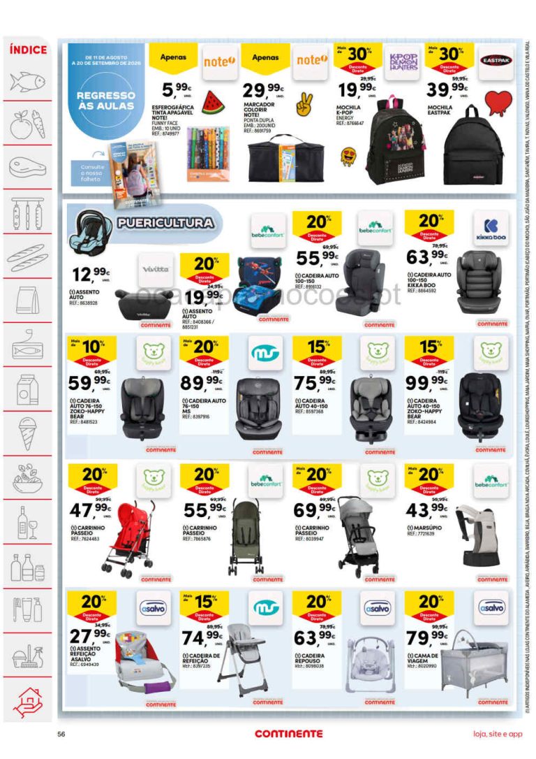Folheto Continente – Antevisão Promoções 11 a 17 de agosto
