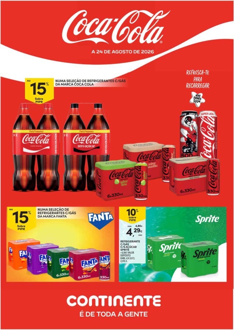 Folheto Continente Açores – Antevisão Promoções Extra 12 a 24 de agosto