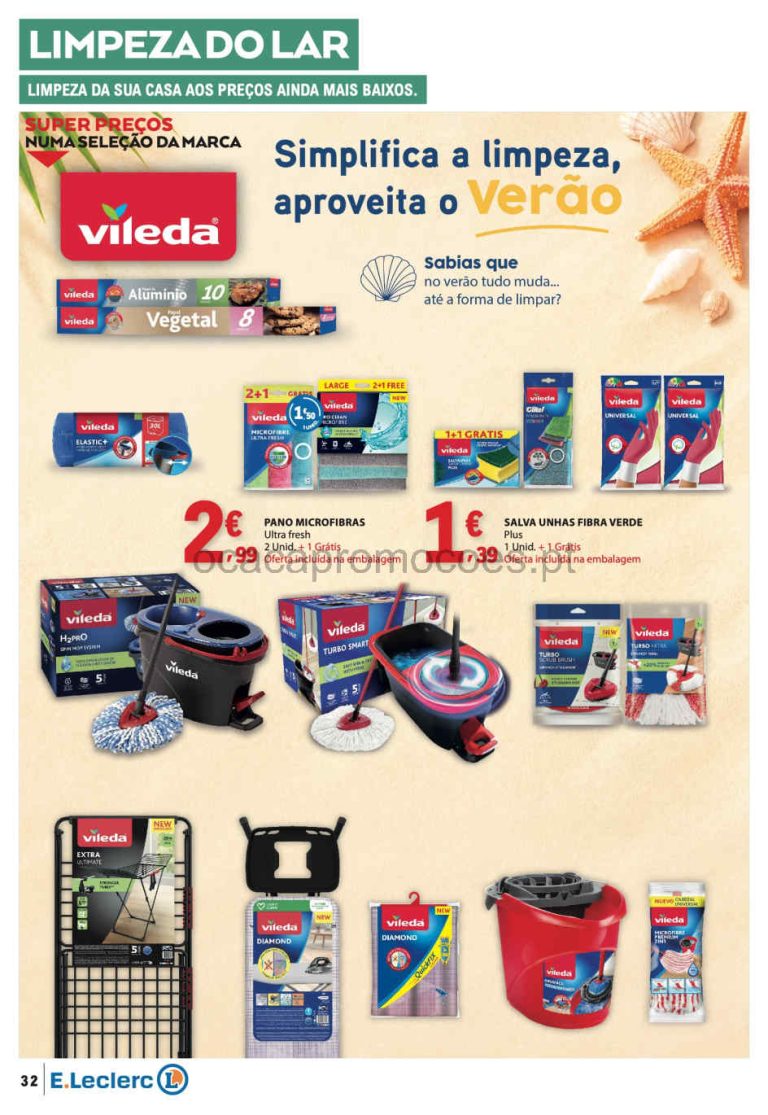 Folheto E Leclerc bazar – Antevisão Promoções 6 a 12 de agosto