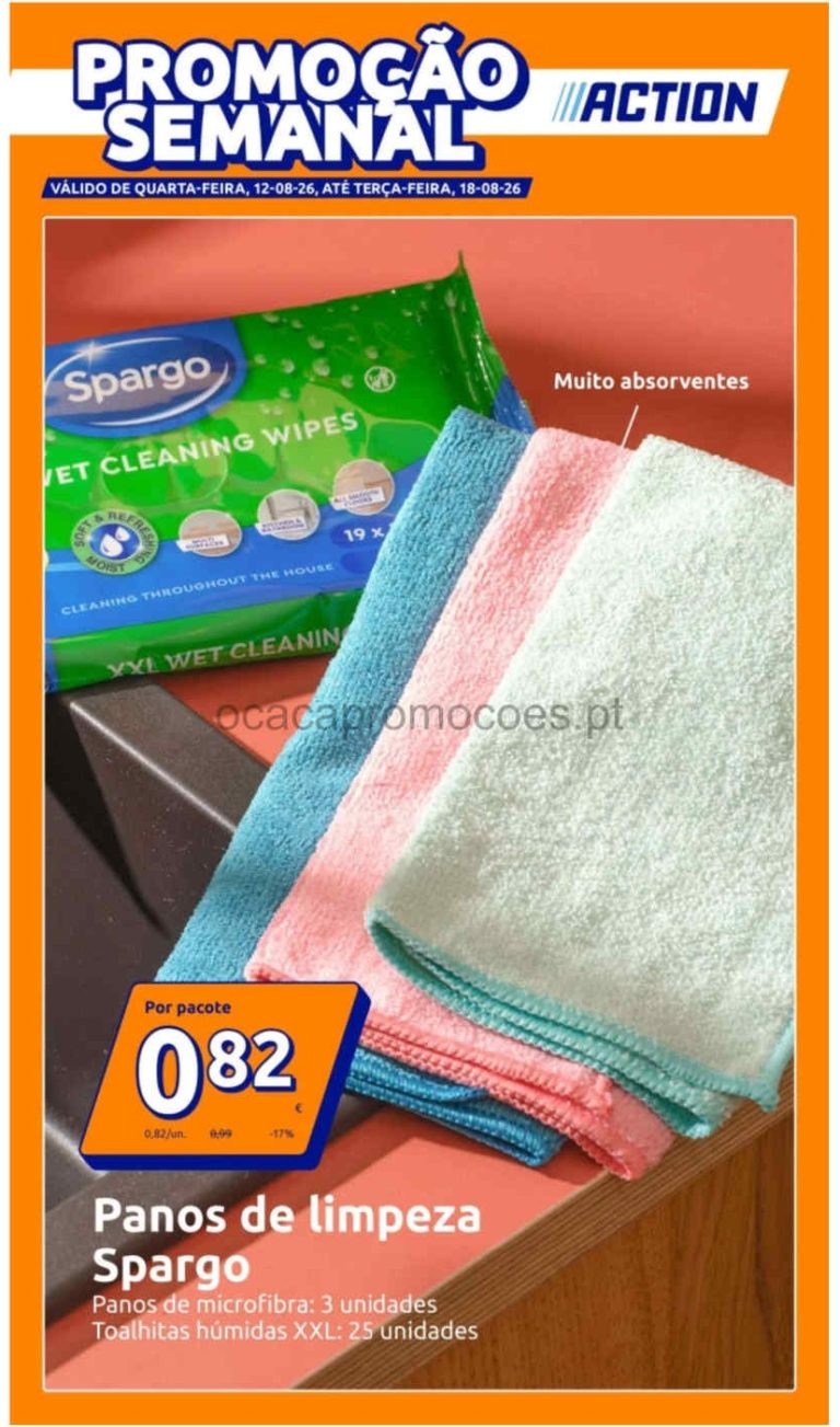 Folheto Action – Antevisão Promoções 12 a 18 de agosto