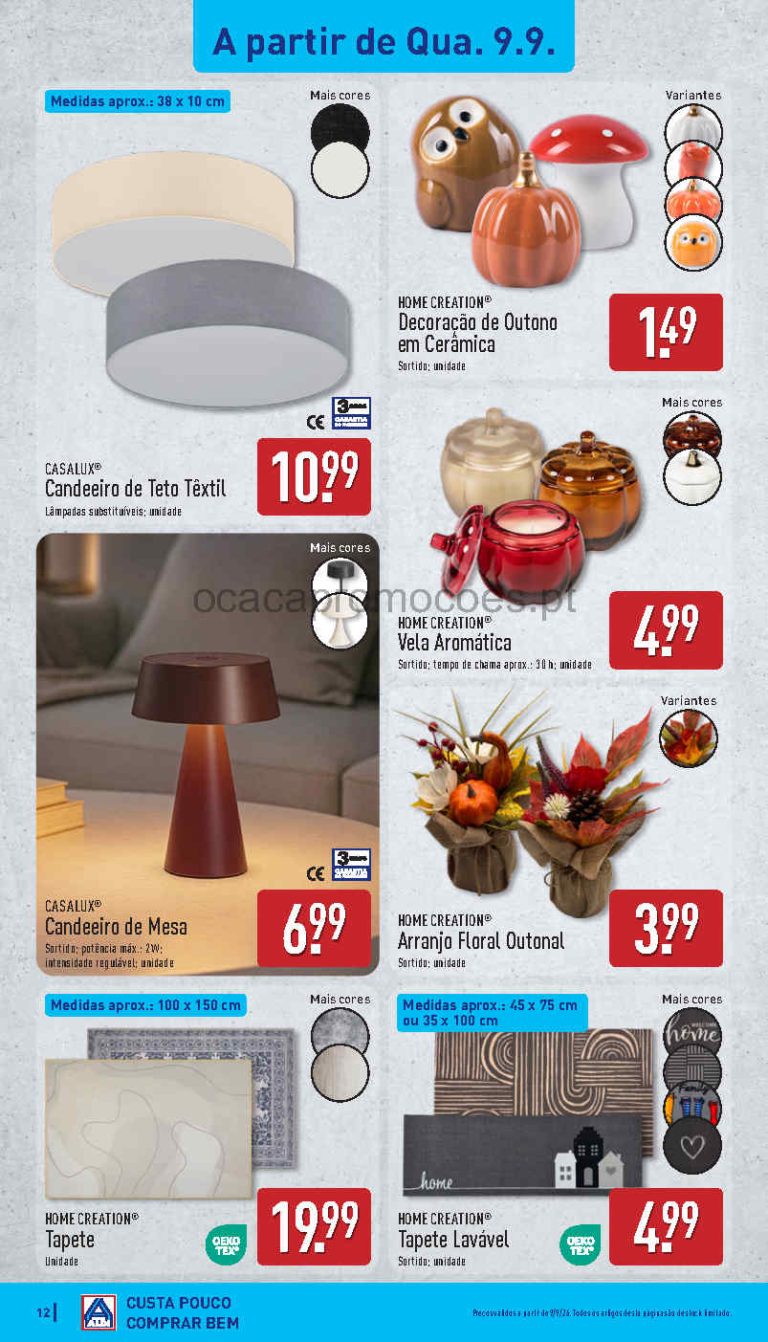 Folheto Aldi Bazar – Antevisão Promoções 9 a 13 de setembro