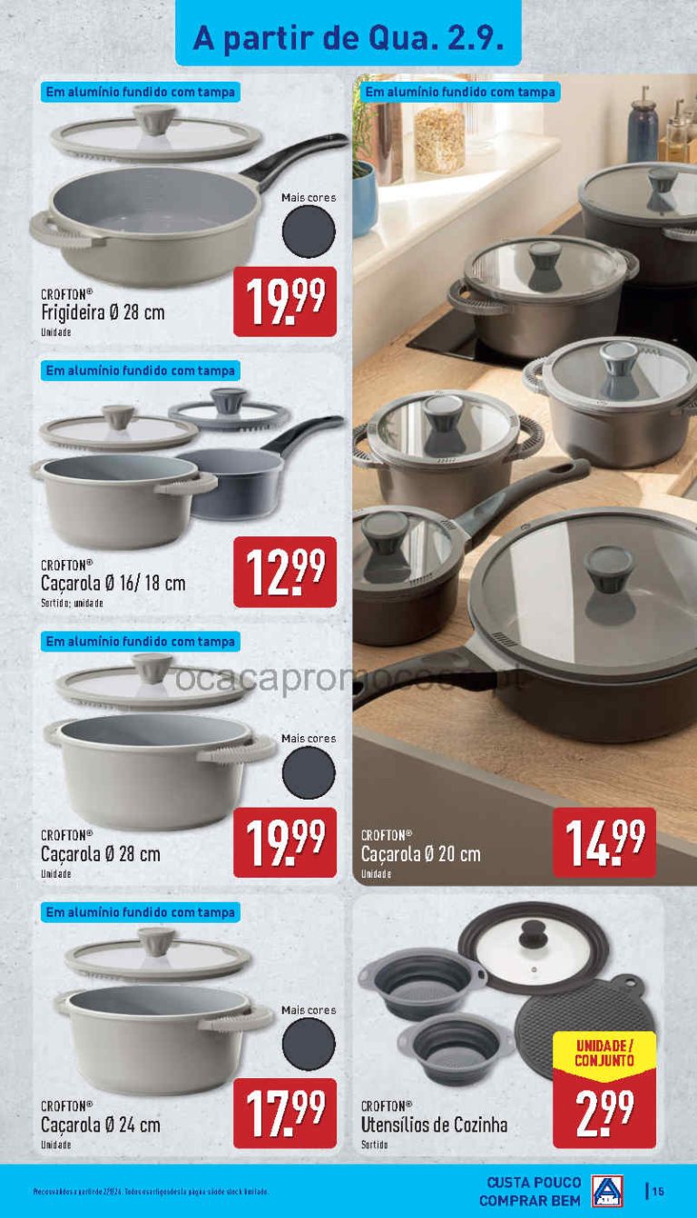 Folheto Aldi Achados Bazar – Antevisão Promoções de 2 a 6 setembro