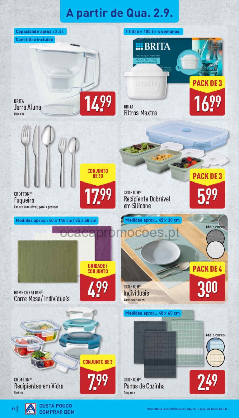 Folheto Aldi – Antevisão Promoções de 31 agosto a 6 setembro
