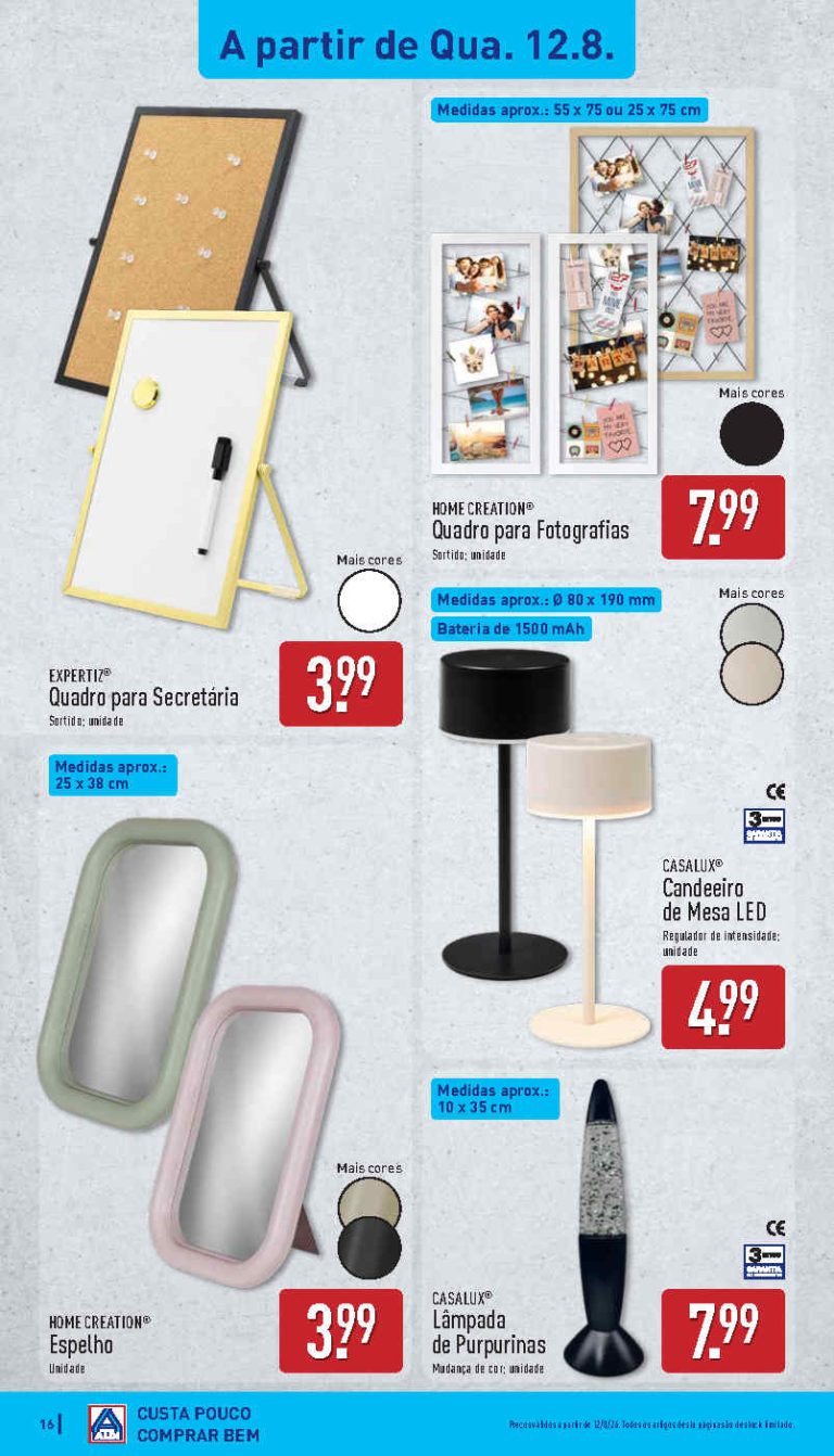 Folheto Aldi – Antevisão Promoções 10 a 16 de agosto