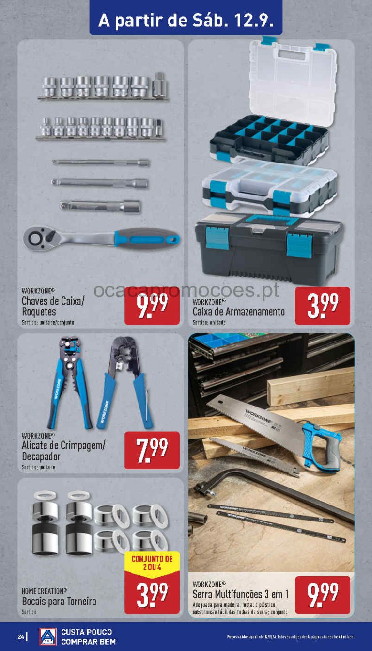 Aldi Destaques – Antevisão Bazar Promoções 12 a 13 de setembro