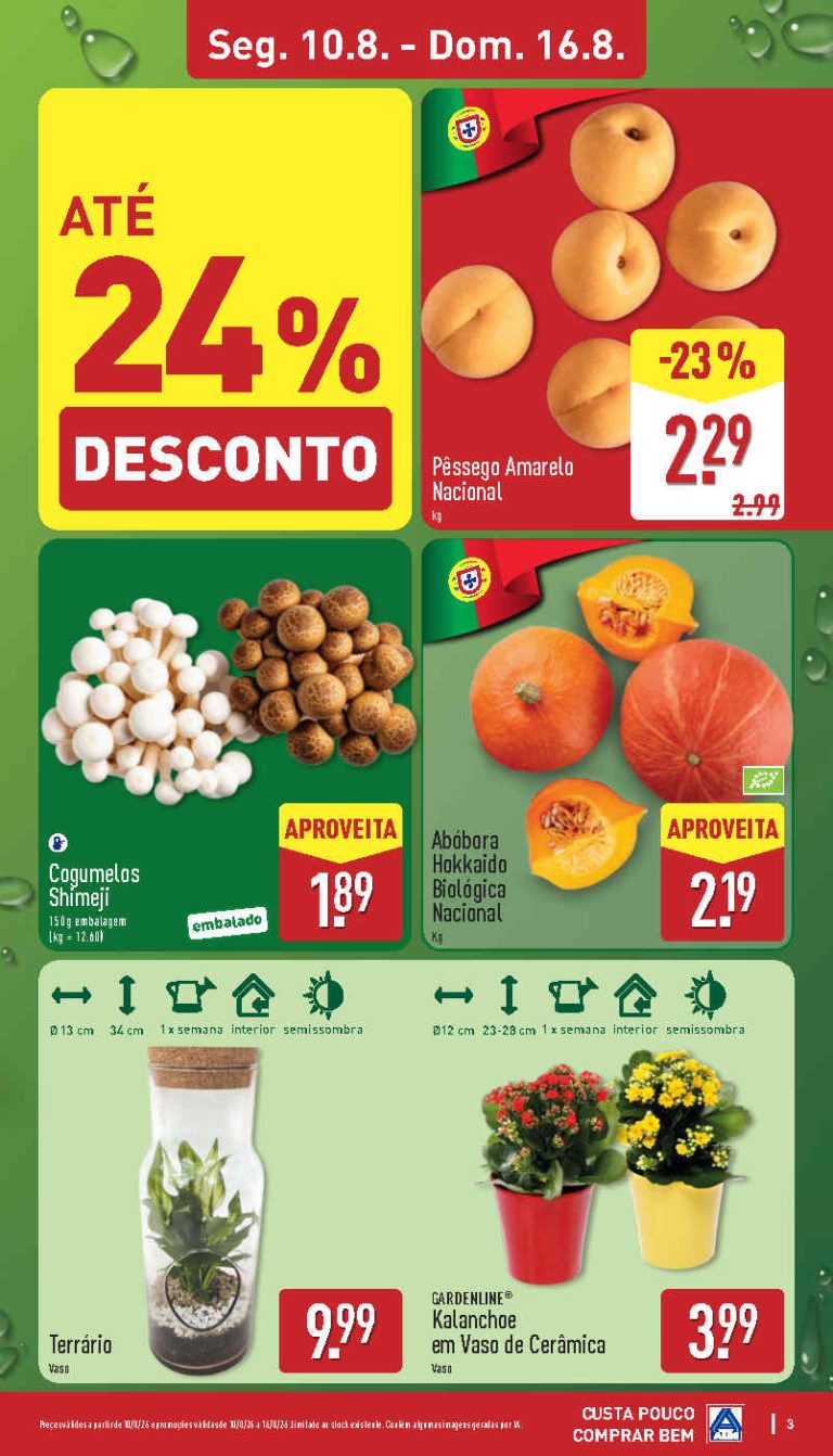 Folheto Aldi Frescos – Antevisão Promoções 10 a 16 de agosto